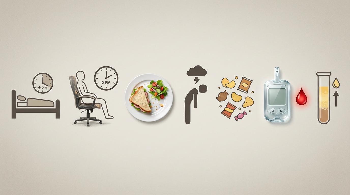 Why the ‘pretty healthy’ week still produces metabolic warning signs